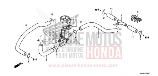 VALVE COMMANDE INJECTION D'AIR VFR1200XDE de 2014
